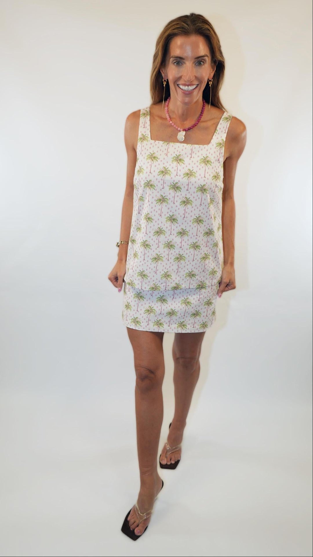 Palm Tree Mini Skirt