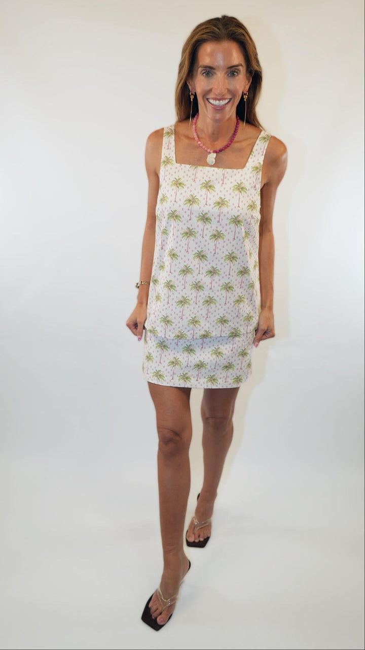 Palm Tree Mini Skirt