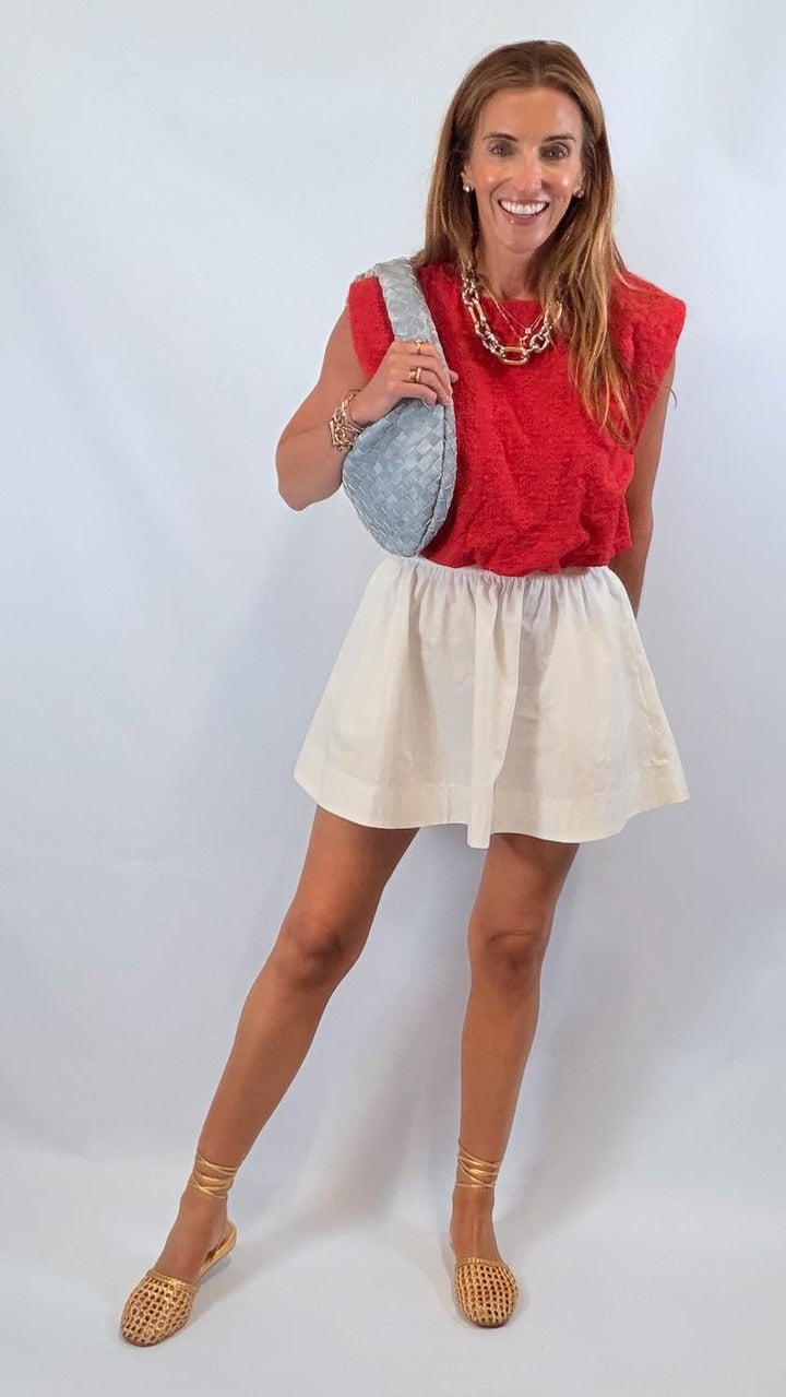 Crisp Poplin Skirt