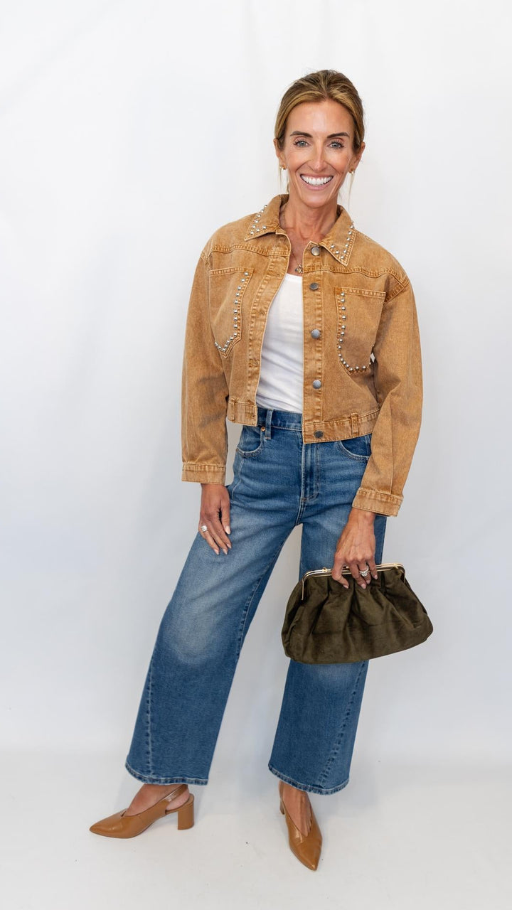 VH Desert Denim Studded Jacket
