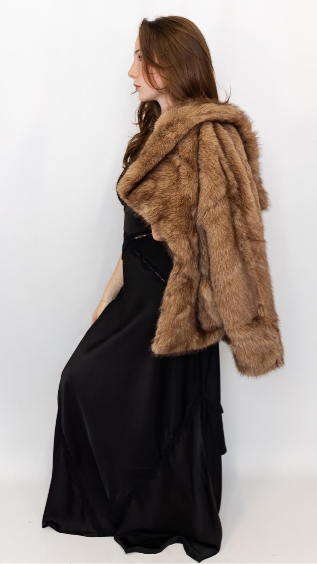 Mocha Faux Fur Jacket