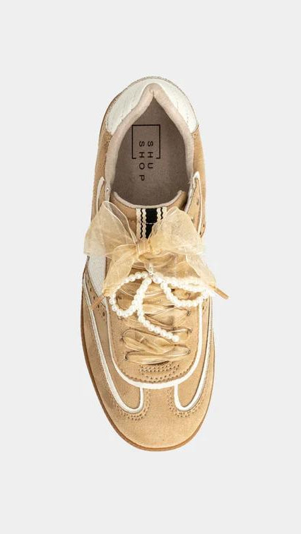 Taupe Suede Sneaker