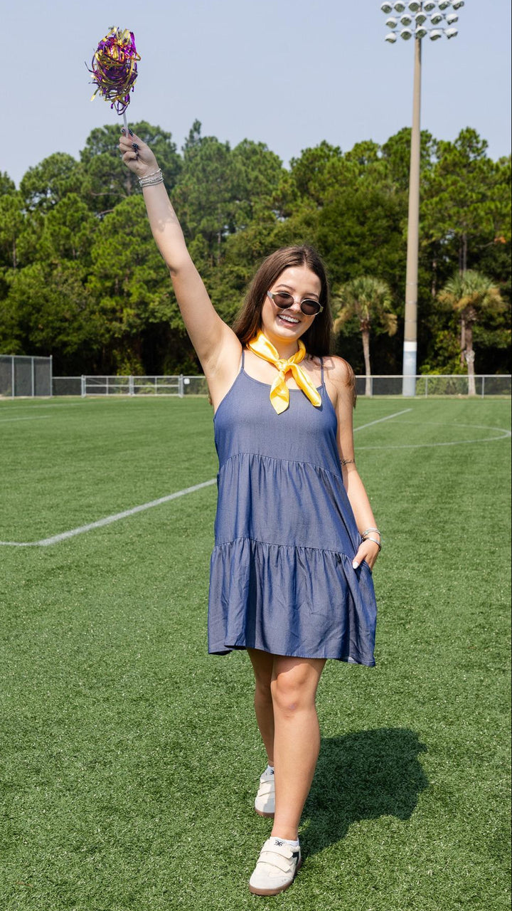 Tiered Spaghetti Strap Dress