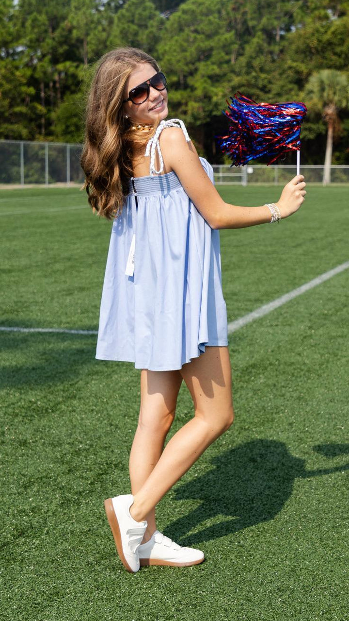 Cord Strap Mini Dress