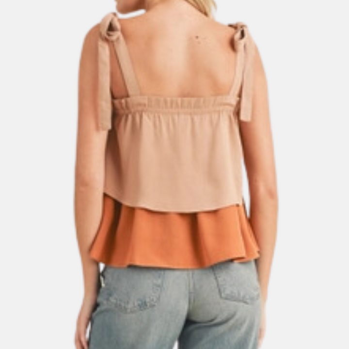 Caramel Colorblock Cami