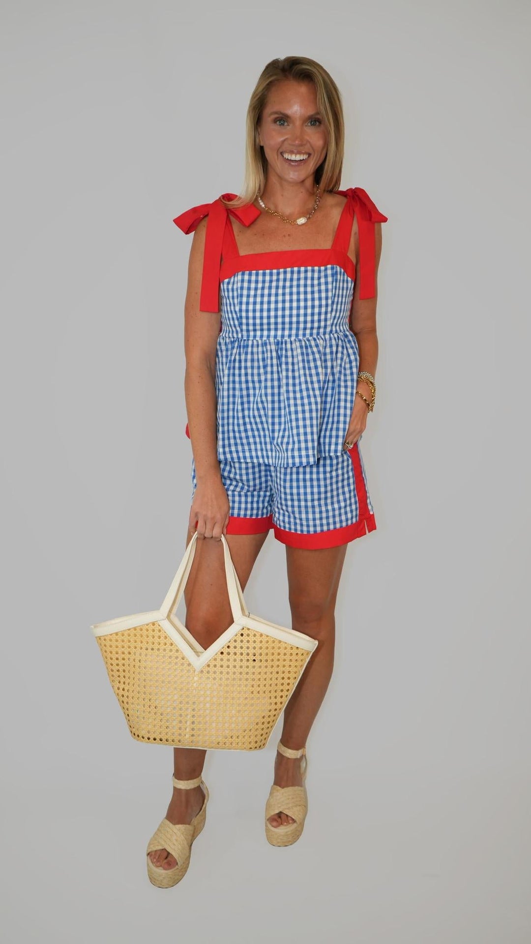 4th Gingham Top