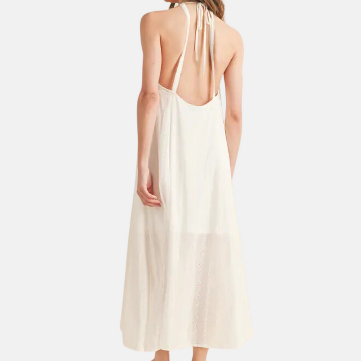 Open Back Midi Dress