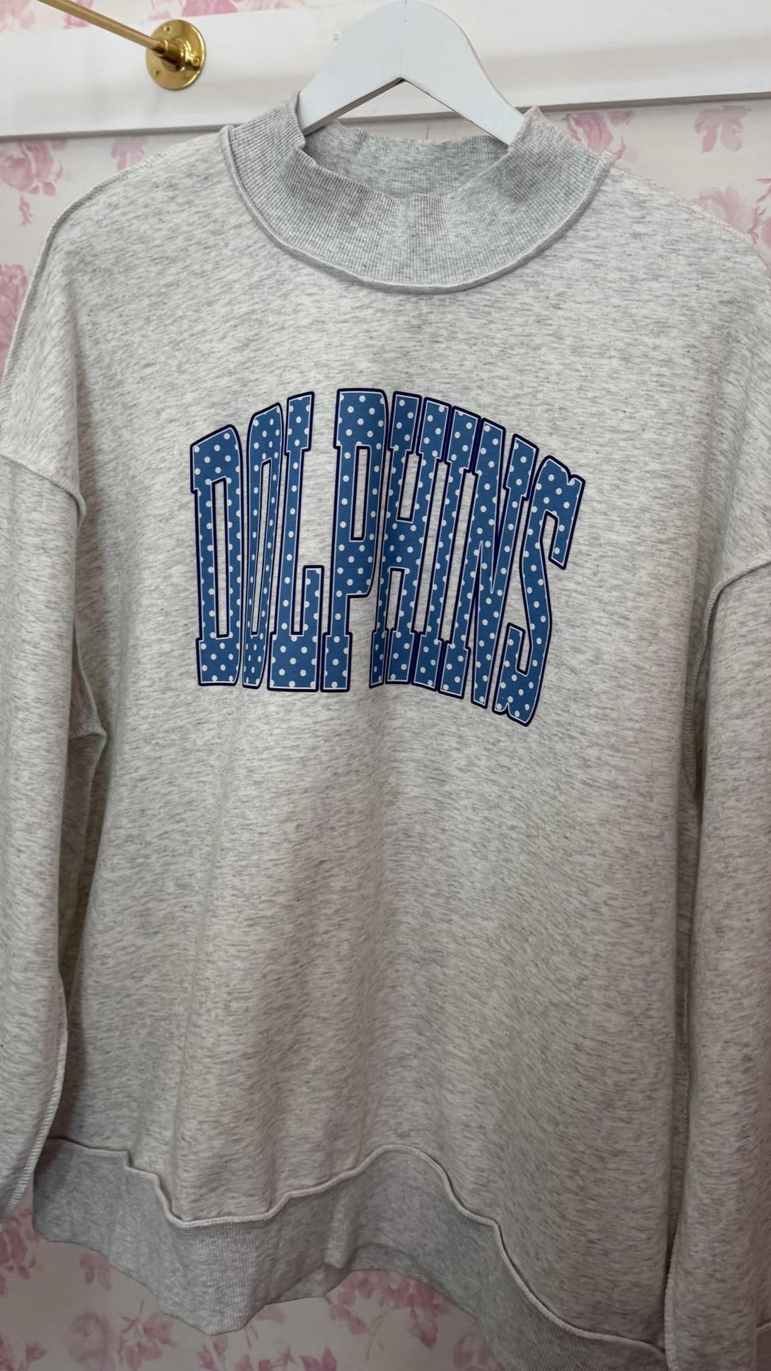 TRR Dolphins Mockneck Sweatshirt