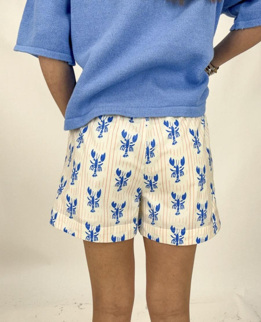 Striped Lobster Shorts
