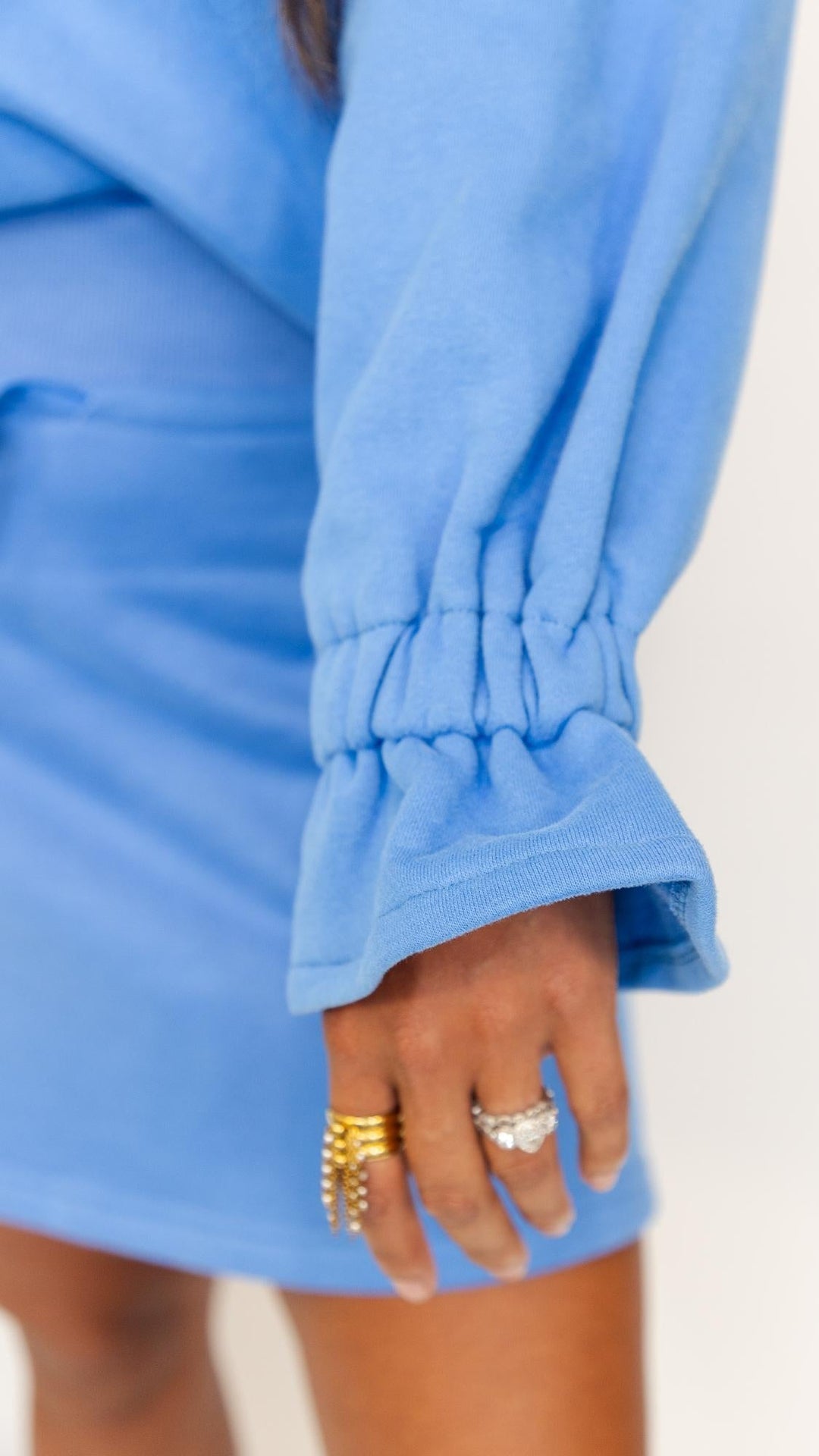 EVERFLEECE Cuff Sleeve Sweatshirt