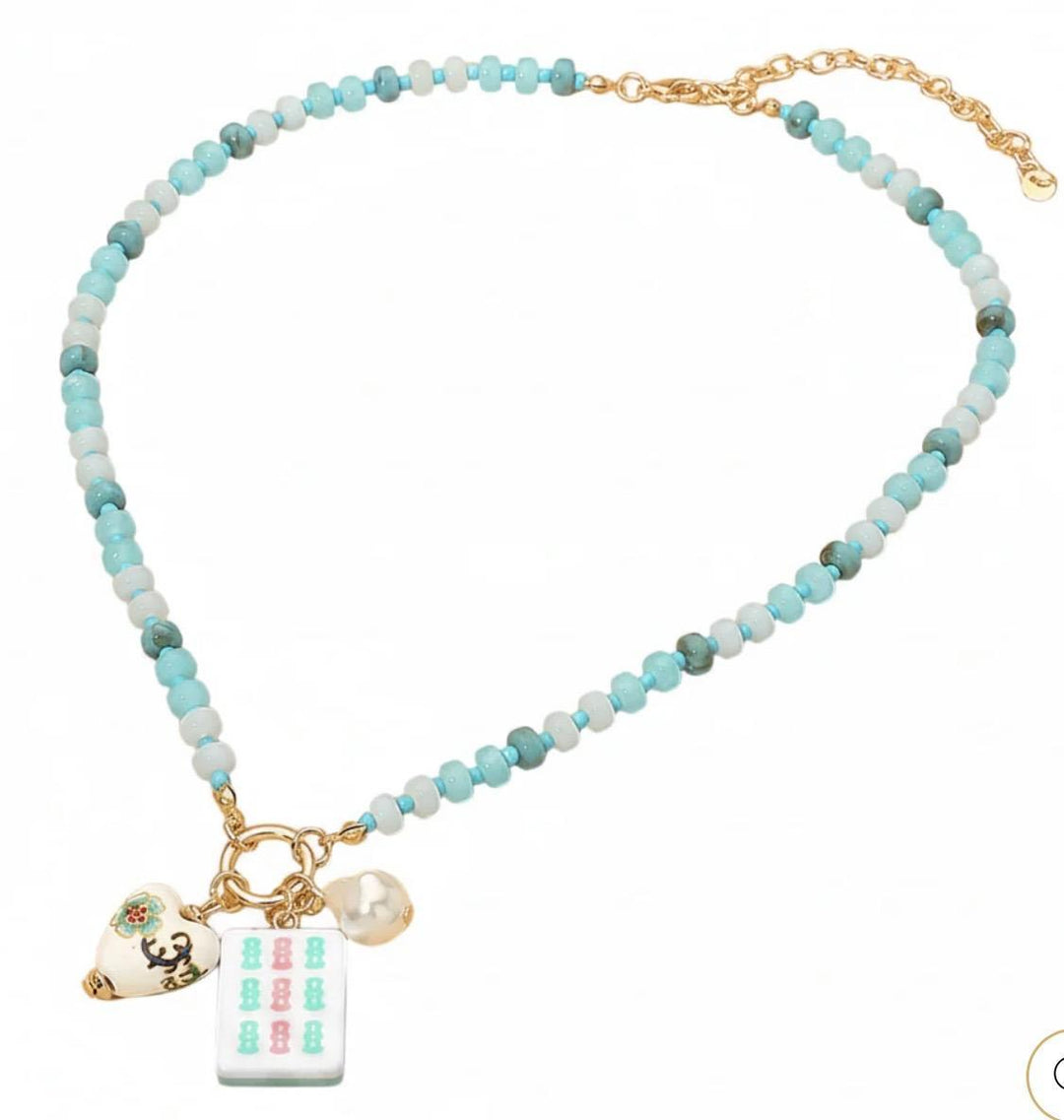 Mahjong Necklace 2 Dot