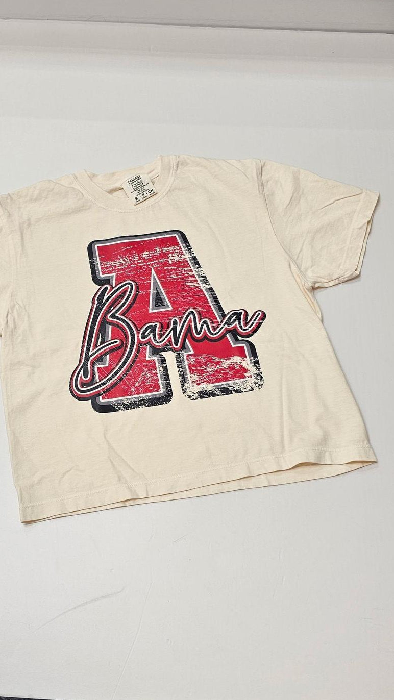 TTR CC Bama Grunge Boxy Tee