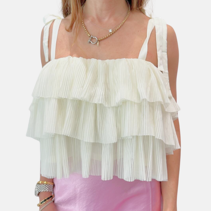 Ruffled Tank Top