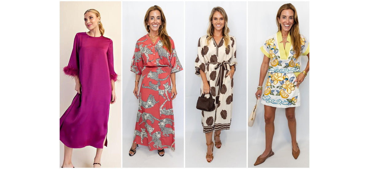 The Salty Tile x Abide Mahjong dresses and sets